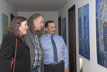 Neujahrsempfang und Vernissage bei donum vitae